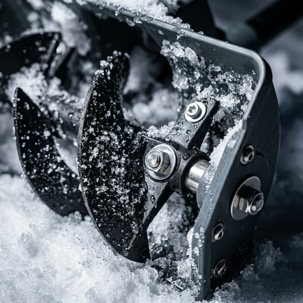 High-Impact Composite Auger Throws Snow Up To 20 Feet